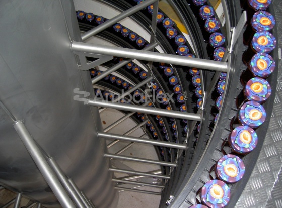 All-purpose spiral conveyor for medium to large products